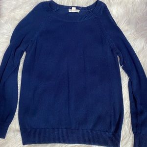 Forever 21 Size L Navy Blue Sweater Long Sleeve